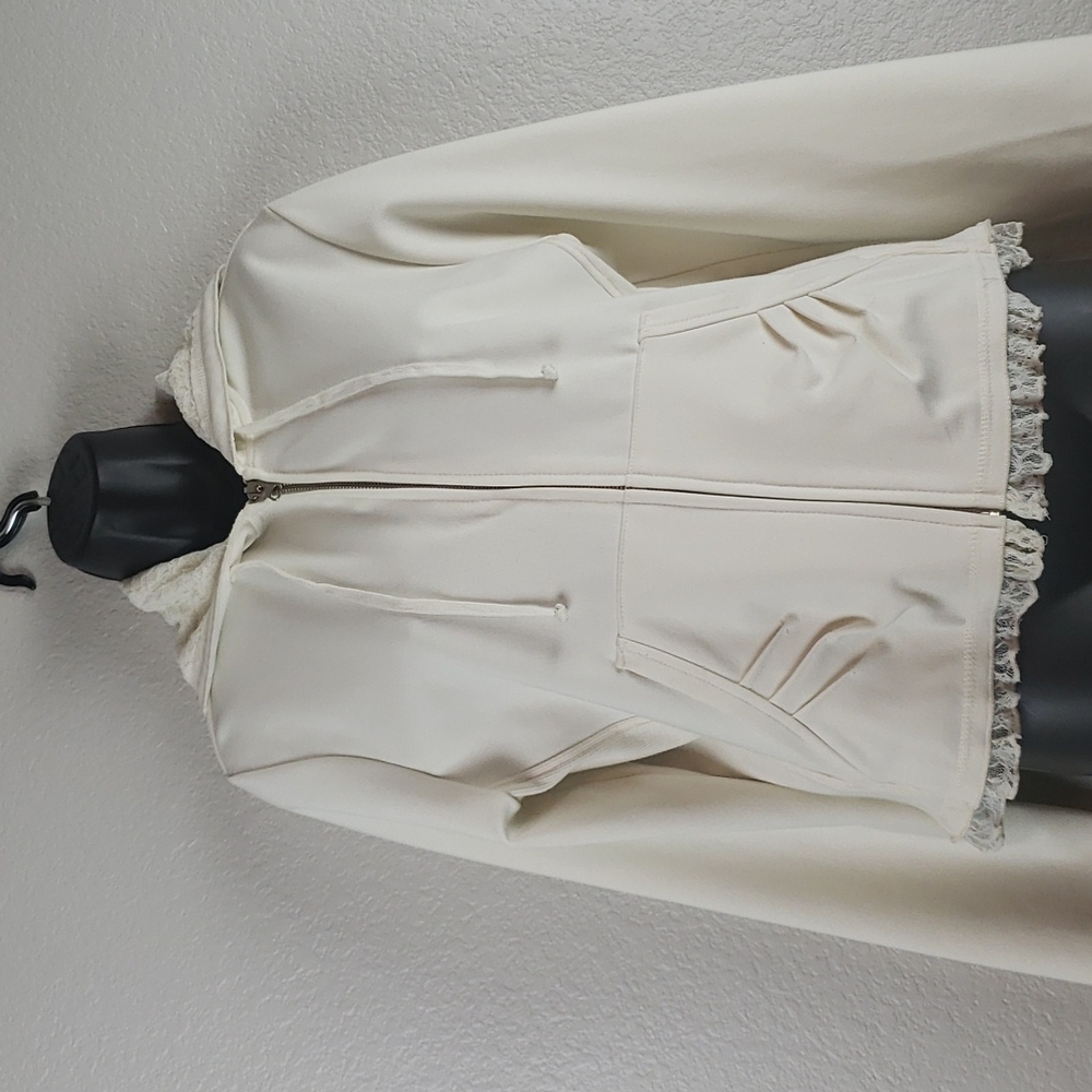 Project G | Women's Lace Hoodie Sz L
